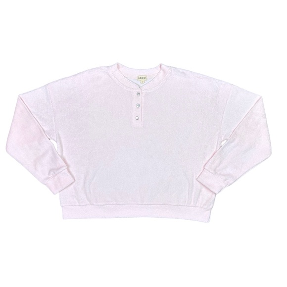 Donni. Terry Henley Sweatshirt & Jogger Set - Picture 3 of 11